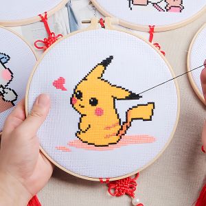 Jiaxun | Beginner-Friendly Cartoon Cross Stitch Small Hanging Decoration