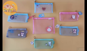 Túi Lưới Đựng Bút Và Tài Liệu Trong Suốt Nhiều Màu Sắc Lựa Chọn Cho Bé Học Tập! ChunChin ToyKingDom