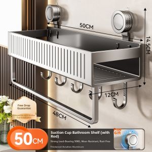 Toothbrush Storage Rack Suction Cup Mount