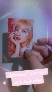 Customized Lenticular Photocard with Back Print