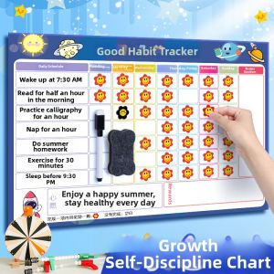 Habit Formation and Reward Chart Magnetic Wall Sticker for Kids and Students