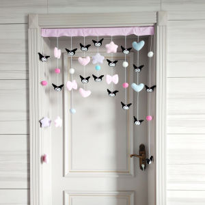 Clow M Door Curtain Young Adult Heart Daze Little Genius Decorative Pendant Punch-Free Hook Partition Curtain Hanging Curtain