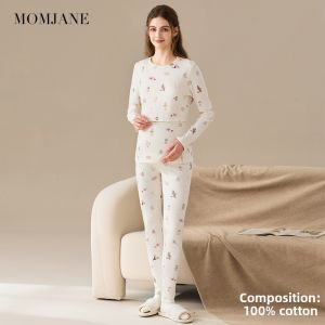 Mom Jane | Pregnancy Nursing Thermal Underwear Autumn Winter Cotton Warm