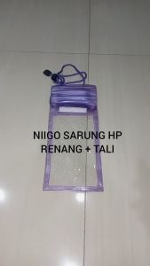 Sarung HP Case Kantong Anti Air Waterproof With Strap / Tali Leher MAX 7INCH