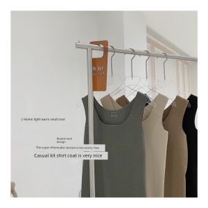 Youyi Autumn and Winter Nana Same Style Dralon UJIA Light Warm Vest Slim Thin Single Layer Warm Seagull Collar Underwear