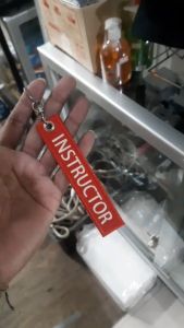 Tec40 TAG Keychain INSTRUCTOR ครูฝึก พวงกุญแจ Tec40store ไรท์สาระกับครูแว่น