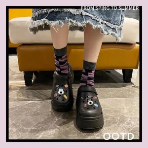 LKfashion สินค้าแนะนำ รองเท้าแฟชั่นหัวโต พร้อมอะไหล่ตกแต่งรองเท้า โซคิ้วท์สุดๆ สไตล์เกาหลีเกาใจ พื้นกันลื่น ยางนิ่มน้ำหนักเบา ถูกม๊ากกก