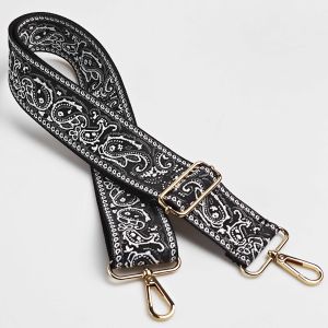 1 Piece 2.0inch Wide Adjustable Handbag Strap Purse Strap Replacement Crossbody Shoulder Strap Paisley Jacquarded Strap