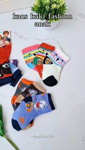3 Pasang Kaos Kaki Anak Fashion Karakter Lucu / Kaos Kaki Bahan Lembut Halus / Kaos Kaki Fashion Anak Lucu AGATOS