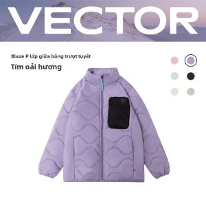 VECTOR | Áo Kỹ Nữ Ngoài Trời Bông Cúm Dày Dành Cho Trượt Tuyết