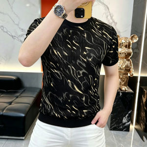 Kawadu | Cool Ice Silk Hollow-out Short Sleeve T-Shirt