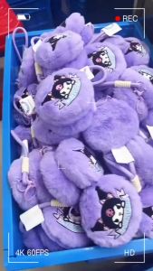 Móc khóa bông tỏa nhiệt ấm tay túi sưởi hình Doremon Hello Kitty Melody Kuromi đáng yêu - Happy Home 4U