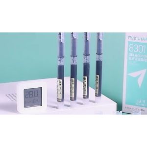 Bút Bi Mực Gel Resun Mực Đen/Đỏ Ngòi 0.5 Dùng Cho Sinh ViênVăn Phòng