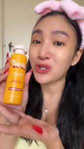 PHERA Herbal Facial Wash (150ml) by Mixtrue Beauty for Normal and Oily Skin with AHA and BHA Mango Seed Extract Citric Glycolic and Lactic Acid FDA Approved Anti Acne Lightening and Moisturizing.