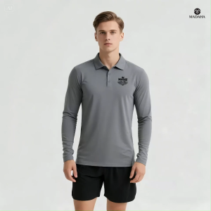 Madaha Polo shirt Dry Fit Kaos Kerah Lengan Panjang Jersey Olahraga UFC GLOVES