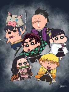 Bandai | Bộ Tranh Kim Cương Crayon Shin-chan - Tiệc Trà Bên Lửa Trại Theo Chủ Đề Anime Diện Tích Dán Đầy Đủ Tranh Acrylic Trang Trí Nhà Cửa