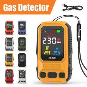  High Sensitiuity CO Detector 0-999ppm 3-in-1 Portable Carbon Monoxide Detector Detector Air Quality Monitor for Home Camping