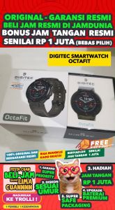 DIGITEC ORIGINAL SMARTWATCH PRIA DIGITEC OCTAFIT  OCTA FIT - MEN - RESIN BAND - COKLAT - JAMDUNIA / JAM DUNIA JD18 # JAM TANGAN PRIA JAM TANGAN SMARTWATCH JAM PRIA JAM TANGAN ANTI AIR $ DIGITEC OCTA FIT JAM TANGAN DIGITAL