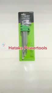Tekiro Kunci L Set 8 Pcs MM (Panjang) /Kunci L Set / Tools - Alat Perkakas HK-LS1200