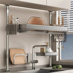 MLZH | Kitchen Sink Organizer Drying Rack