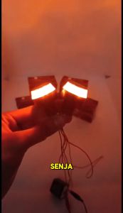 Lampu Jalu Stang Sein LED Motor Turn Signal Indicator Blinker 22mm 2Pc