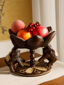 TAIMUJIA | Luxurious Decorative Fruit Plate Wooden