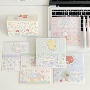 INS Cute Little Pacha Dog Folded 13cm Large Card Head Chasing Star Jewelry Gift Card Packaging Packaging Materials