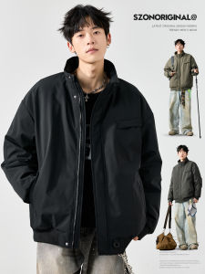 SZON | Urban Street Vibe Worker-style Insulated Jacket Anti-cold