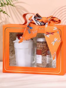 Transparent Window New Year Birthday Gift Box Elegant Creative Chinese Style Ceremony Sensation Accompanying Handmade Box