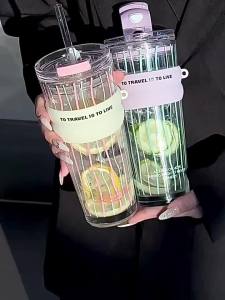 MOLORE | High Capacity Drinkable With Straw Cup