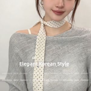Korean Polka Dot New Scarf Necklace