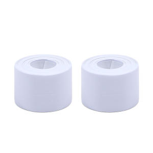 2 Roll PVC Sealing Strip Tape for Bathroom Bath Toilet Kitchen Caulk Tape Self Adhesive Waterproof Wall Sticker Mold Proof Tapes