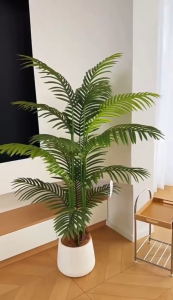 【SG Evergreen】Artificial Plant Artificial Areca Palm Tree Faux Tree Faux Potted Plants for Home Office Garden Hotel Deco