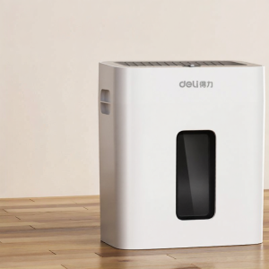 deli | Low Noise 4-Level Security Staples-Compatible Paper Shredder 15L