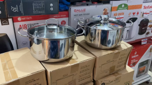 Nồi inox 3 đáy 24cm Fivestar FSN24 nắp kính đáy từ bảo hành 5 năm