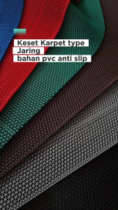 Keset Lantai PVC Anti-Slip Roll S-Type Karpet Bahan Jaring Uk 60x90 Kolam Renang