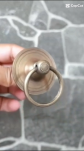 Knop Laci Kuningan Antik Diameter 5cm