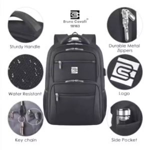 BRUNO CAVALLI Multifunction RFID BLOCKING 18” Professional Business Laptop Backpack BN09-BN18163-18