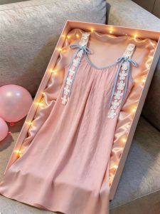 V.C.I | Sweet Pink Padded Vest Sleep Dress Wearable at Home