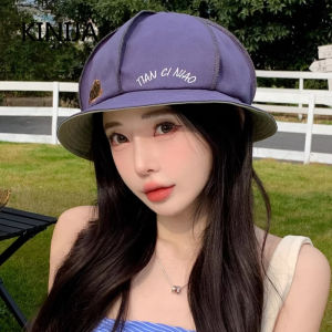 Sun Protection Embroidered Cactus Letter Womens Fisherman Hat  All-Match Spring Summer Cotton Bucket Hat Sunshade Uv Sun Hat