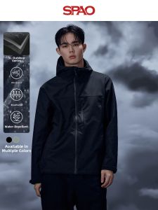 spao | Hooded Windproof Fall Mens Jacket