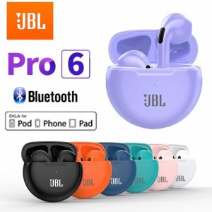♥100%Original Product+FREE Shipping♥JBL Pro6 New Cross-Border Bluetooth Earphones In-Ear Sports Noise Reduction Wireless J6 TWS Double Ear M10 Pro4 PRO5