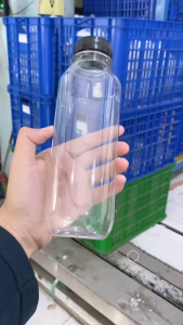 (ISI 91 PCS) Botol Almond 500 ML  Botol minuman seger botol jus botol kopi botol jamu plastik