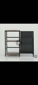 Household Floor-to-ceiling Multi-layer Storage Rack Large Capacity Multi-functional Record Rack Living Room Display Rack