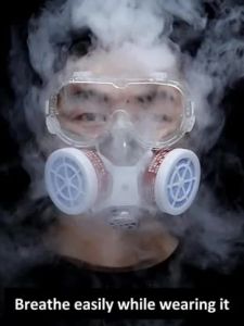 🍃Filtration rate ≥99.9🍃chemical gas mask dust mask 3M respirator mask gas respirator filter cotton half 防毒面具