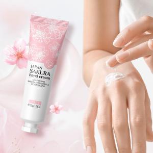 Sakura Hand Cream Skin Soften Nourish Hydrating Anti-drying Deep Repairing Smoothing Hand Care Cracked Repair Products
