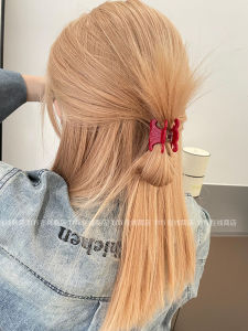 กิ๊บติดผมรูปฉลามขนาดเล็กคุณภาพสูง LisaKai Acetate กิ๊บติดผมสไตล์เกาหลี ทรงเรียบหรู สำหรับผู้หญิง