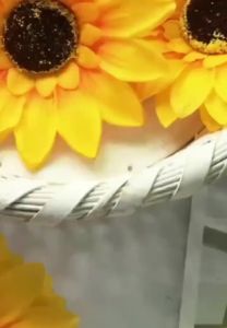 1PCS 4/6/10CM Sunflower Artificial Flowers Silk Fake Flowers Head For Home Decor Wedding Decoration