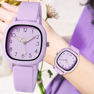 Watches for WomenSquare Stylish Quartz Watches for Students - Square Wristwatch Easy Read Casual Jewelry Accessories for Teens Kids Boys Christmas Valentines Day Gift