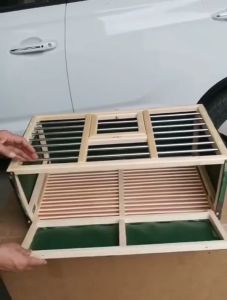 Taiwan Wood training box for pigeon Foldable Pigeon training Box Bird Tbox cage